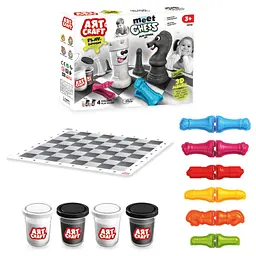 Набір для творчості Dede Art Craft Шахи з тіста 224 г (3732) - мініатюра 2