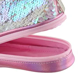 Пенал шкільний YES TP-24 ''Sneakers with sequins'' pink - мініатюра 3