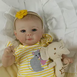 Колекційна силіконова лялька реборн reborn новонароджений пупс дівчинка немовля джульєтта Reborn Dolls det0018891 - мініатюра 4