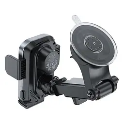 Автотримач з БЗП Acefast D53 with Electric Clamp for Dashboard Black - мініатюра 4
