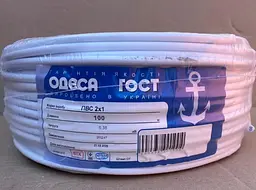 Кабель Провід ПВС 2х1.0 ДСТУ бухта 100 метрів - мініатюра 6