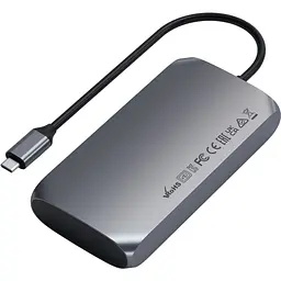 Адаптер Satechi Aluminum USB-C Multimedia Adapter M1 Space Gray (ST-UCM1HM) - мініатюра 3