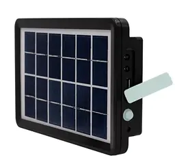 Портативна сонячна система EP-05 6V3W з літієвою батареєю, двома LED лампами та можливістю підзарядки телефону - мініатюра 5
