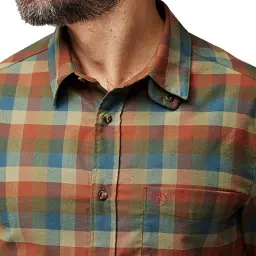 Сорочка Fjallraven Lappland Stretch Flannel Shirt M M laurel green/autumn leaf - мініатюра 3