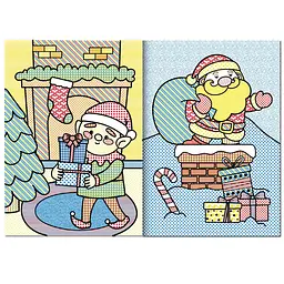 Дитяча аква-розмальовка з водним маркером "Hello Christmas" НТ-43-02 - мініатюра 2