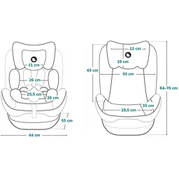 Автокрісло Lionelo Sander Isofix 0-36 кг Beige Sand - мініатюра 2