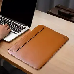 Чохол WiWU Skin Pro II Leather Sleeve Case для MacBook Pro 16` (2021-2026) Brown [165527] - мініатюра 6