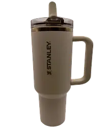 Термос термочашка Stanley Quencher ProTour Flip Straw Tumbler з нержавіючої сталі Cream White 1,18 л KT7001986