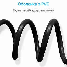 Монофонічний аудіокабель Vention 1 м Інструментальний кабель Штекери TS 6,35 мм на обох кінцях Екранування алюмінієвою фольгою та металевим обплетенням Посилений вузол біля штекера Позолочені штекери Чорний із синіми та золотистими акцентами (BAABF) - мініатюра 9