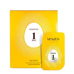 Нічна маска для обличчя Venzen Egg Collagen Peptides з яєчним екстрактом