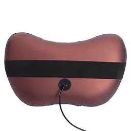 Масажер подушка з вібрацією для дому та машини Massage Pillow UKC QY-8028 з підігрівом для спини - мініатюра 2
