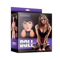 Секс-лялька LoveToy Silicone Boobie Super Love Doll 152 см брюнетка