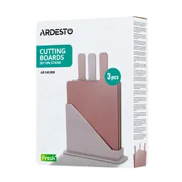 Дошка для нарізання Ardesto Fresh, Набір 3шт, 24.1х33х7.9см, бежевий (AR1403BB) - мініатюра 8