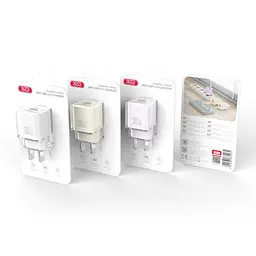 Мережевий зарядний пристрій XO L149(EU) PD30W 1USB-A+1USB-C Charger Бузковий - мініатюра 4