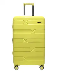 Валіза велика L поліпропілен Milano bag 0306 76×49×31см 82л Жовта