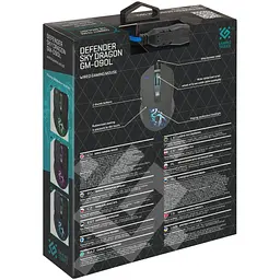 Мишка Defender Sky Dragon GM-090L Black (52090) - мініатюра 8