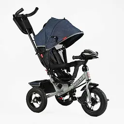 Велосипед Best Trike, надувні колеса, переднє 29 см, заднє 26 см, фара з USB, пульт 3390/32-068