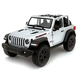 Колекційна машинка Jeep Wrangler KT5412WH (Silver) масштаб 1:42 Kinsmart