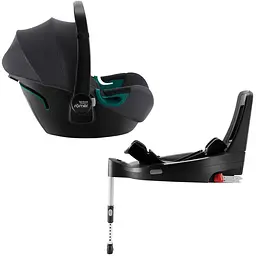 Автокрісло Britax Romer Baby-Safe 3 i-Size Midnight Grey, з платформою Flex Base, сіре (2000035083) - мініатюра 3