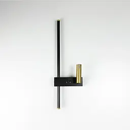 Лінійний бра Vogue зі спотом ліва Line F WB 10/2 L BK - мініатюра 2