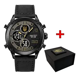 Awarder 017 Тризуб золото All Black