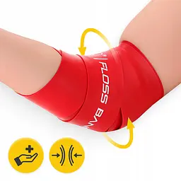 Стрічка компресійна для флосингу 4FIZJO Floss Band 207 x 5 x 0.15 см Red (P-5905973405249) - мініатюра 6