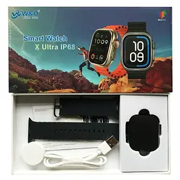 Смарт-годинники Smart Watch W&O X Ultra IP68 Чорний - мініатюра 2