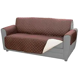 Покривало на диван (170х135 см) двостороннє Couch Coat, Коричневий, накидка на меблі (ST)