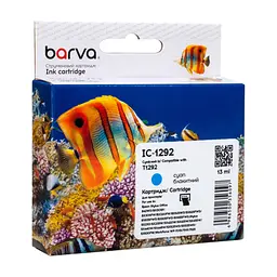 Картридж Barva Epson T1292 (C13T12924011/C13T12924012) 500ст, cyan (IC-1292)