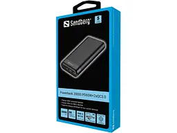 Зовнішній акумулятор (Power Bank) Sandberg PD 65W 20000mAh (420-62) - мініатюра 4