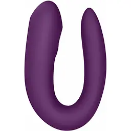 Смарт-вібратор для пар Satisfyer Double Joy Violet - мініатюра 2
