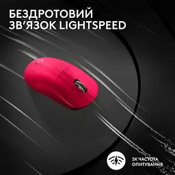 Миша Logitech G PRO X Superlight 2 Lightspeed Wireless Magenta (910-006797) [102868] - мініатюра 9