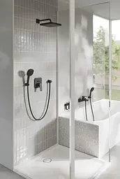 Змішувач для ванни Grohe Cubeo 1018132430 Чорний матовий - мініатюра 9