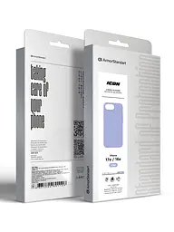 Силиконовый чехол для Apple iPhone 16e/17e, ICON2 Case, фиолетовый, противоударный, панель, защита всего корпуса, матовая поверхность Soft Touch, выступает над дисплеем, совместим с защитными стеклами и пленками, с микрофиброй, ArmorStandart (ARM83966) - мініатюра 9