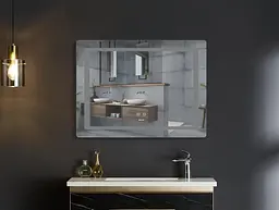 Дзеркало Mixxus Style MR13-90x70-Reverse (LED Touch, антизапотівання, димер, регулювання яскравості) MI6667 - мініатюра 10
