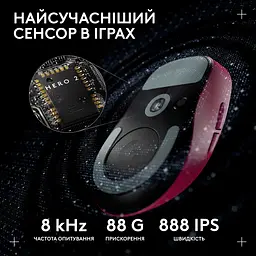 Мышь компьютерная Logitech Pro X Superlight 2 Dex Pink (910-007371,910-007375) - миниатюра 5