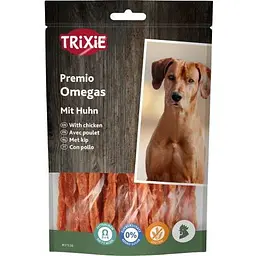 Ласощі для собак Trixie Premio Omega Stripes Палички з куркою 100 г