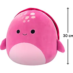 М'яка іграшка Squishmallows Черепаха Тудор 30 см рожева (SQCR06621) - мініатюра 6