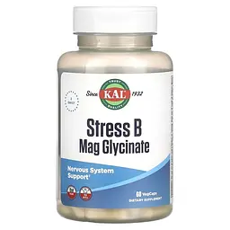 Амінокислота Stress B Mag Glycinate, 60 вагакапсул KAL vit0003999 - мініатюра 1