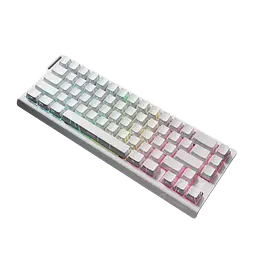 Клавіатура Attack Shark X65 HE Contours Side Printed RGB White (AS-X65-HEMS-CSP-WH)