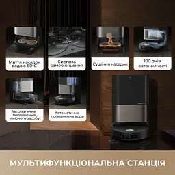 Робот-пилосос миючий Dreame Bot X50 Ultra Complete White - мініатюра 8