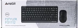 Клавіатура і миша A4Tech Fstyler FG1112 Black [71308] - мініатюра 4