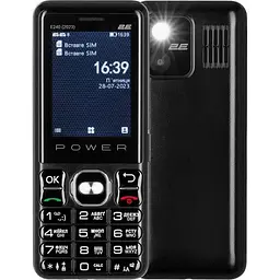 Кнопковий телефон 2E E240 (2023) 2 SIM чорний