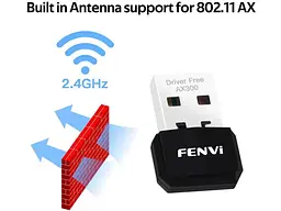 Wi-Fi адаптер Fenvi FU-AX300 - мініатюра 2