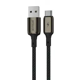 Кабель Proove Dense Metal USB to Type-C 3A (1m) black (CCDM20001201)