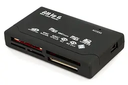 Кардридер ATcom Card Reader внешний TD2031 ALL IN 1 MS/microSD/SDHC/T-Flash/M2 (10731)