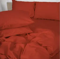 Наволочка MirSon Satin Premium 0081 Terracotta 45х45 см (2200010929201) - мініатюра 5