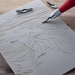 Набір блоків для гравюри Essdee Softcut Carving Blocks 3.0/SC5 420х300х3 мм 10 шт. - мініатюра 3