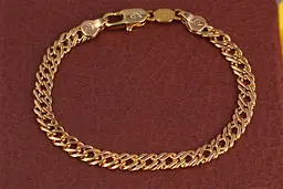 Браслет Xuping Jewelry ромб 21см 5 мм золотистий