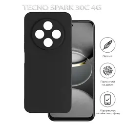 Чохол до мобільного телефона BeCover Tecno Spark 30C 4G Black (712755) - мініатюра 6